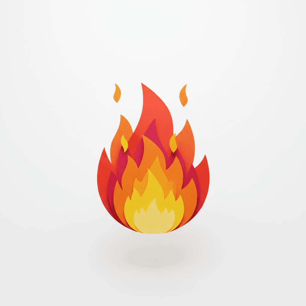 纸艺风格 Emoji 图标 - Gemini 版本