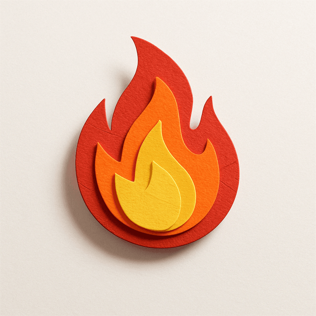 纸艺风格 Emoji 图标 - GPT-Image 版本