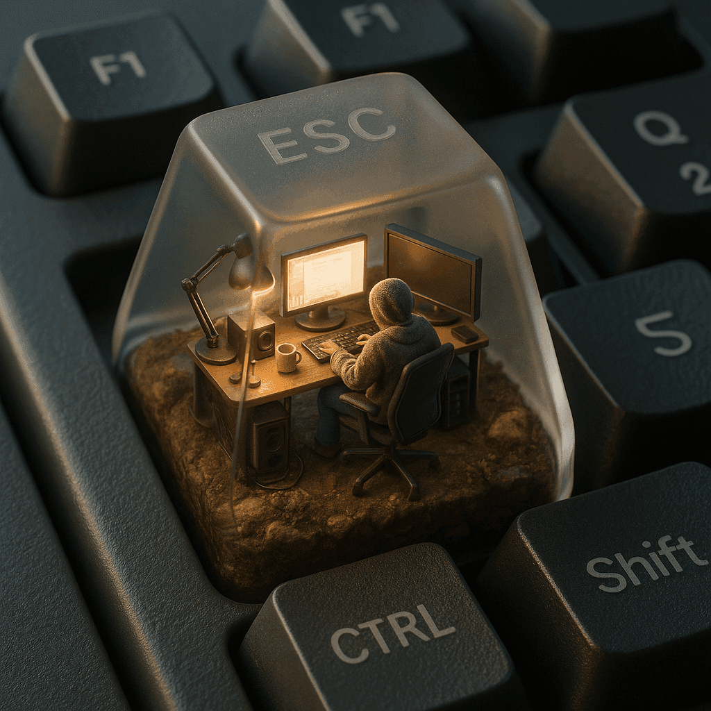 键盘ESC 键帽微型立体模型 - GPT-Image 版本