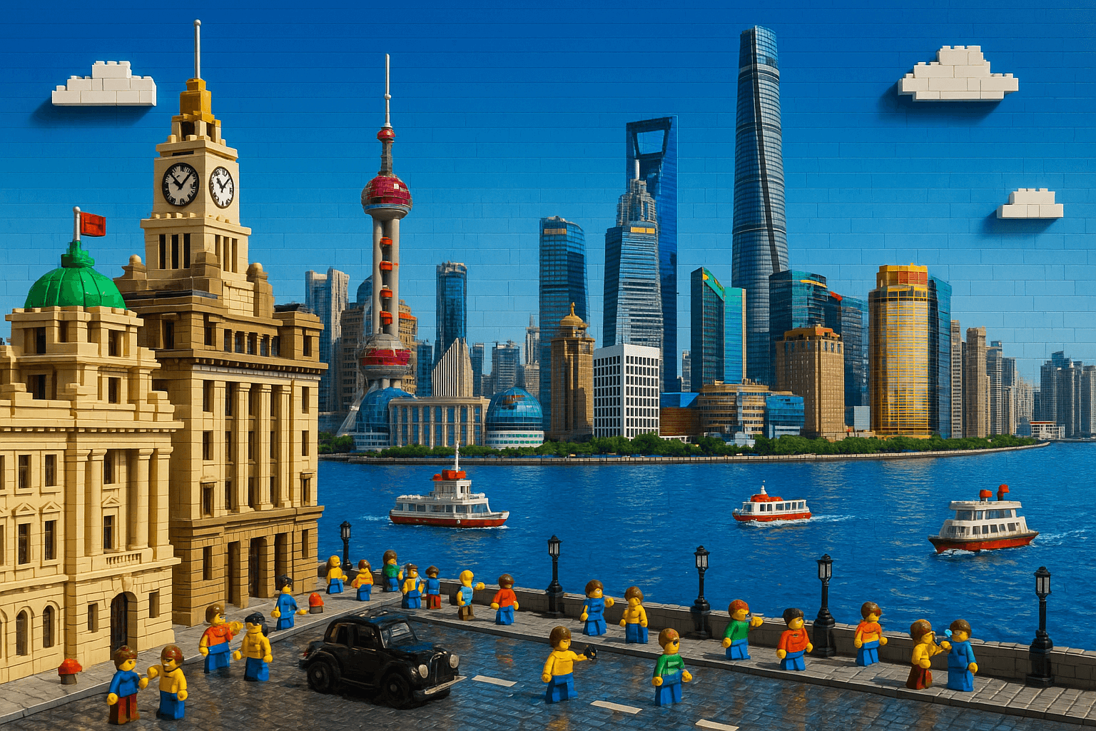乐高城市景观 - GPT-Image 版本
