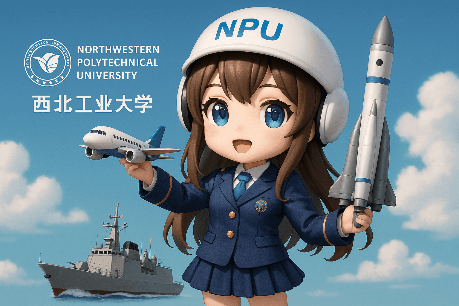 3D Q版大学拟人化形象 - GPT-Image 版本