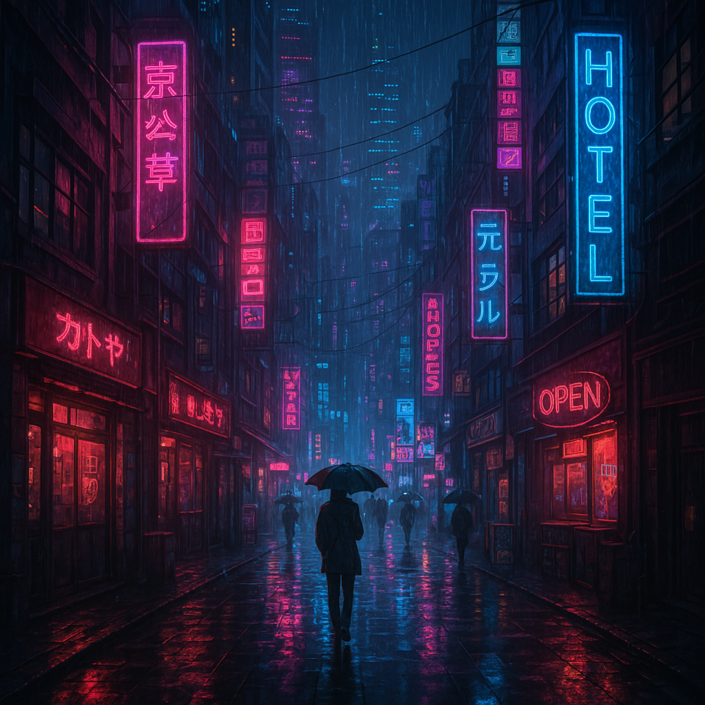 赛博朋克风格示例